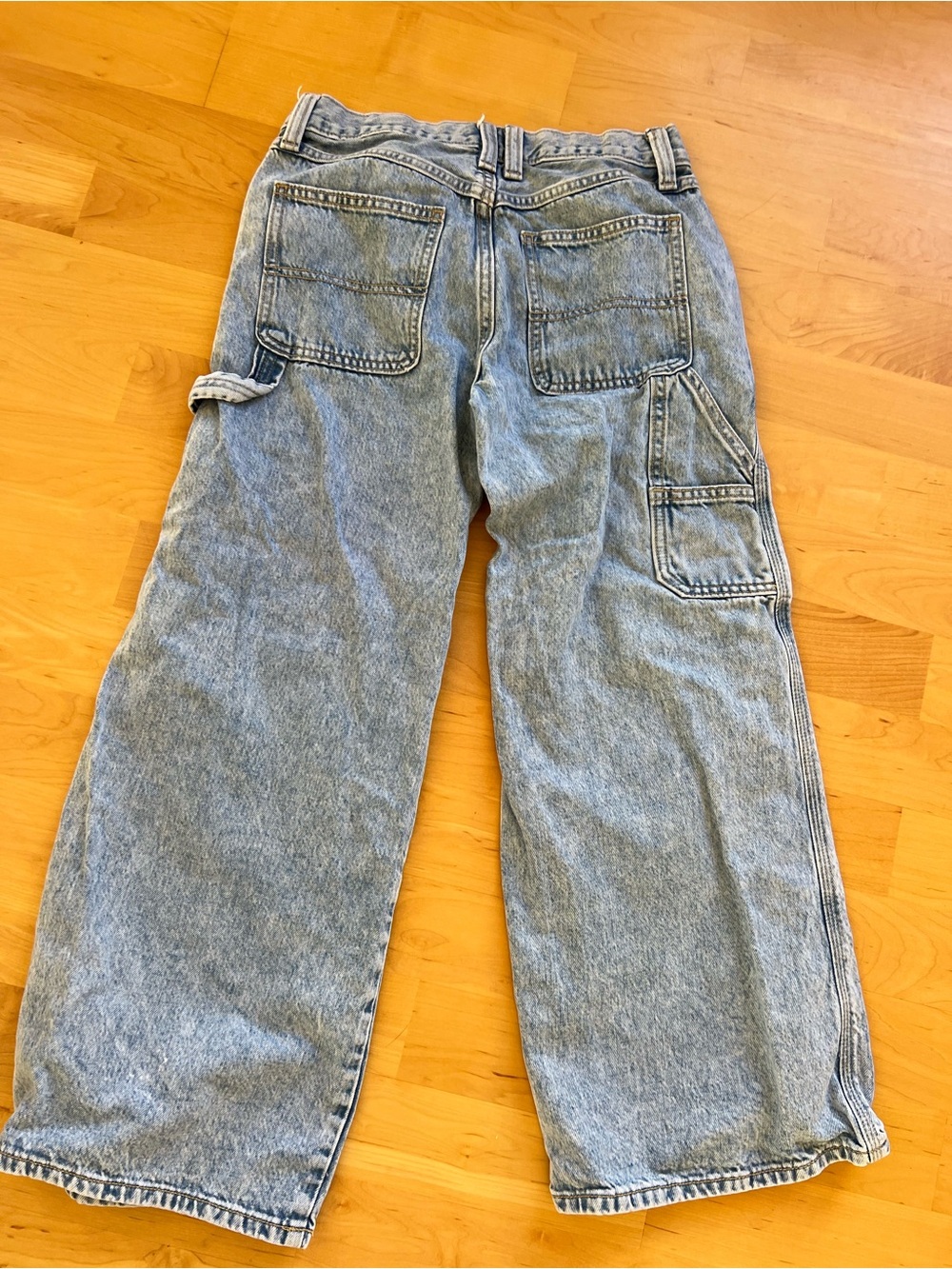 Old Navy Light Blue Relaxed Carpenter Jeans - Picture 5 of 5